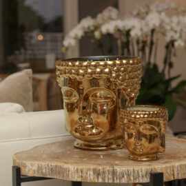 Gold Buddha Grande Candle